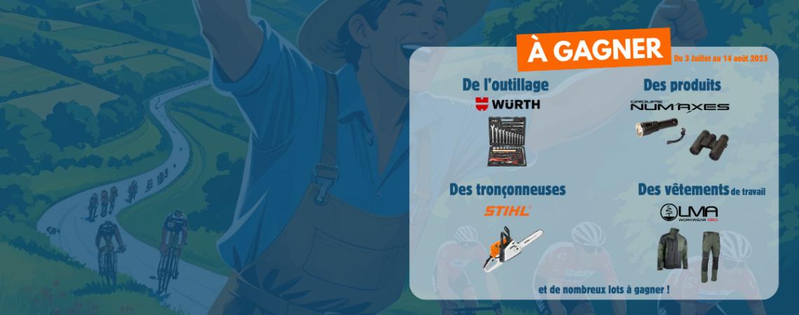 jeu concours lots à gagner